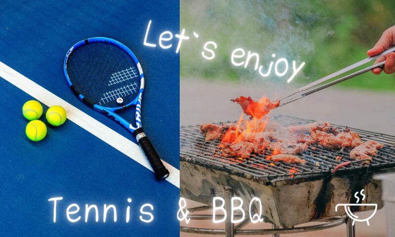 tennis and BBQ